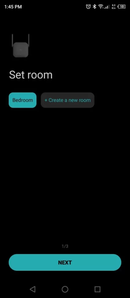 تنظیم گزینه Room Option در هنگام تنظیم