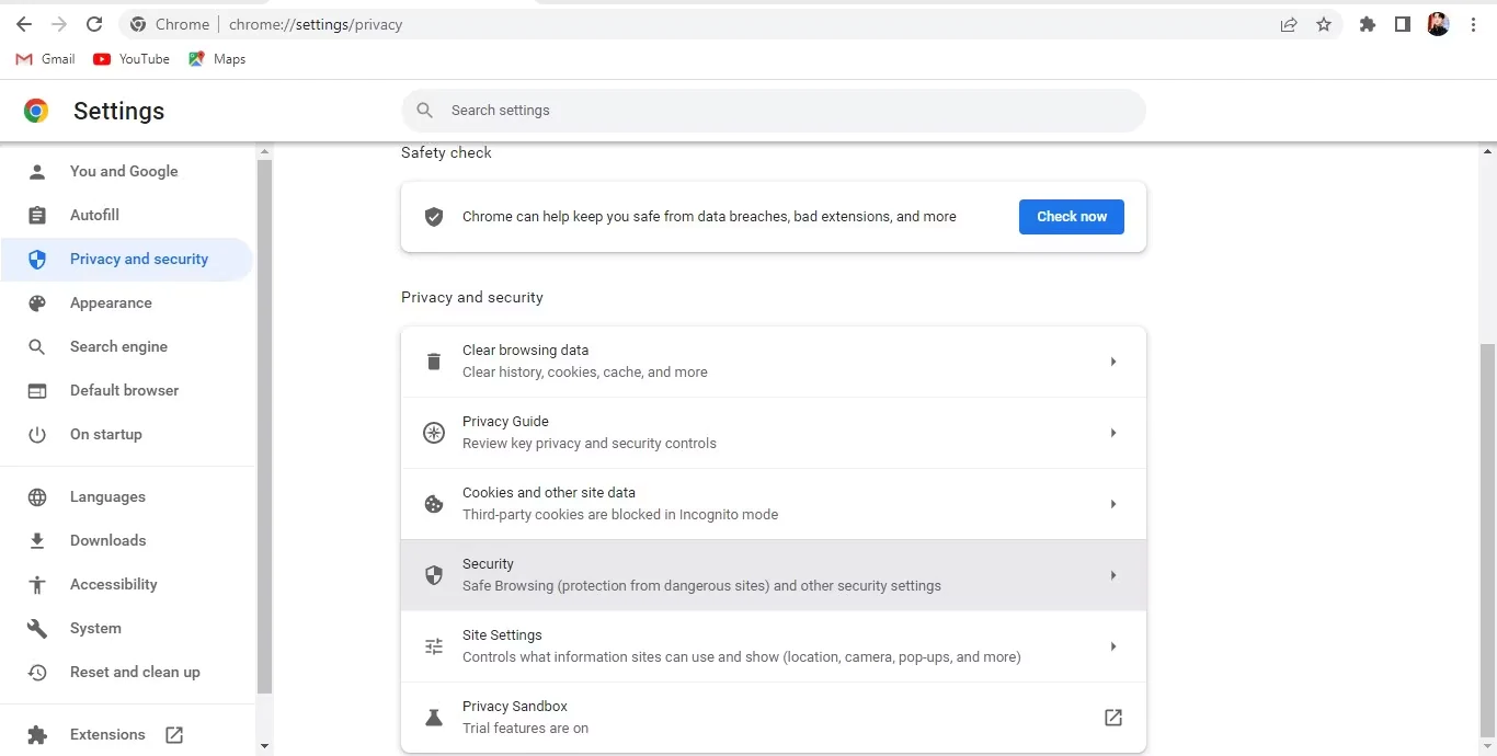 بهینه سازی تنظیمات امنیتی Chrome
