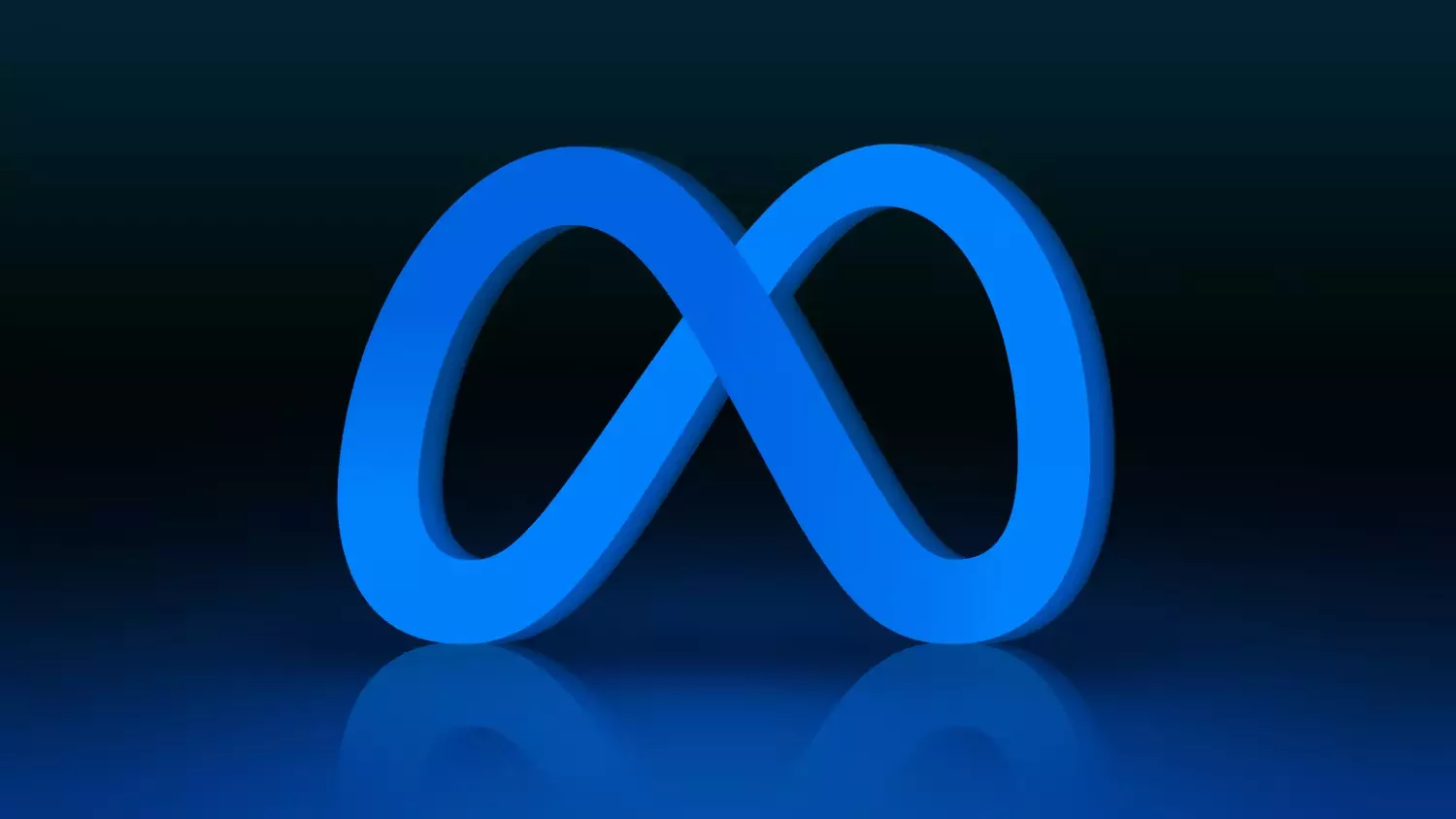 3D meta logo